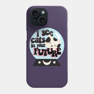 I see cats in your future Phone Case