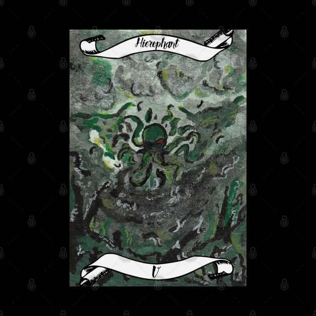 Hierophant - Lovecraft Tarot Card by BladeAvenger