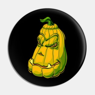 halloween scary evil pumpkin funny pumpkin head Pin