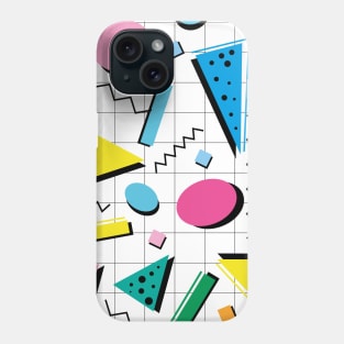 80s retro pattern Phone Case