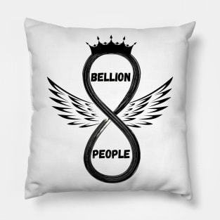 8 billion people Pillow