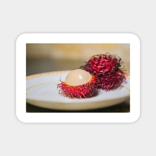 Rambutan cut in half Magnet