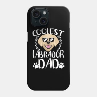 Glasses Coolest Labrador Dog Dad Phone Case