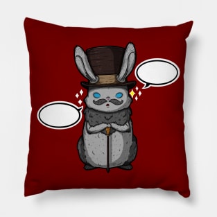 Top Hat Bunny Pillow