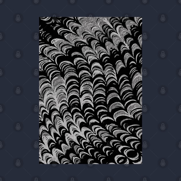 Black and white psychedelic pattern by jen28