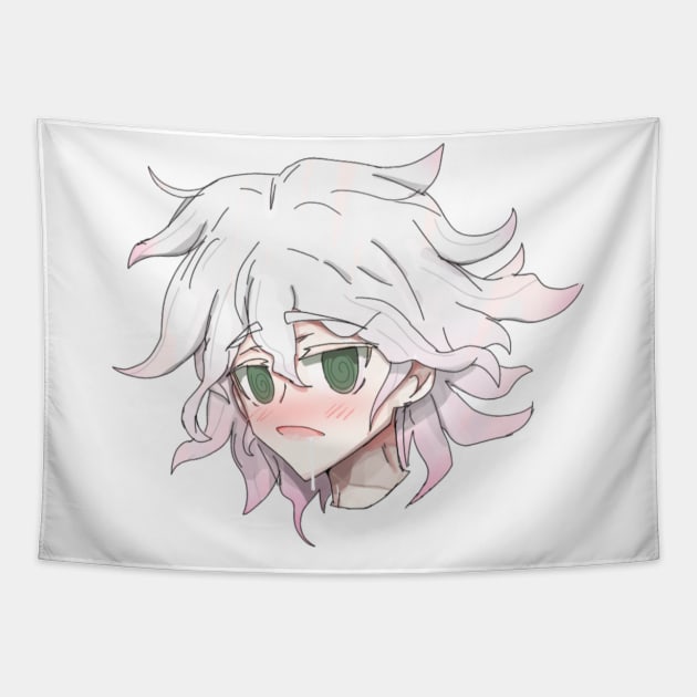 Nagito expression head design by Kībo-Kībo Tapestry by Kibo-Kibo