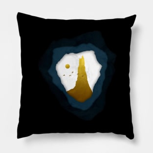 The Golden Tower Pillow