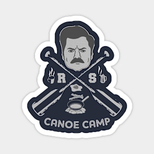 Rons canoe camp Magnet