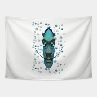 Surrealist Fish Tapestry