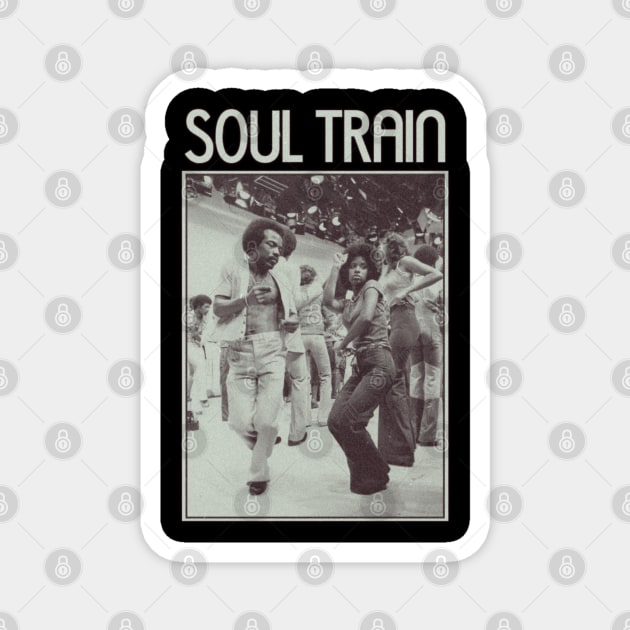 soul train party classic tee 70s Magnet by Deconstructing Comics