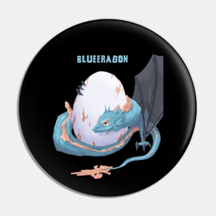 Blueeragon Pin