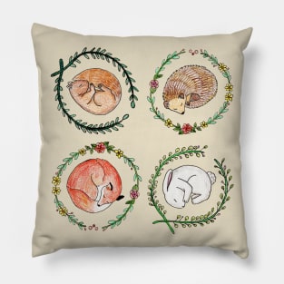 Hygge Forest Animals Pillow