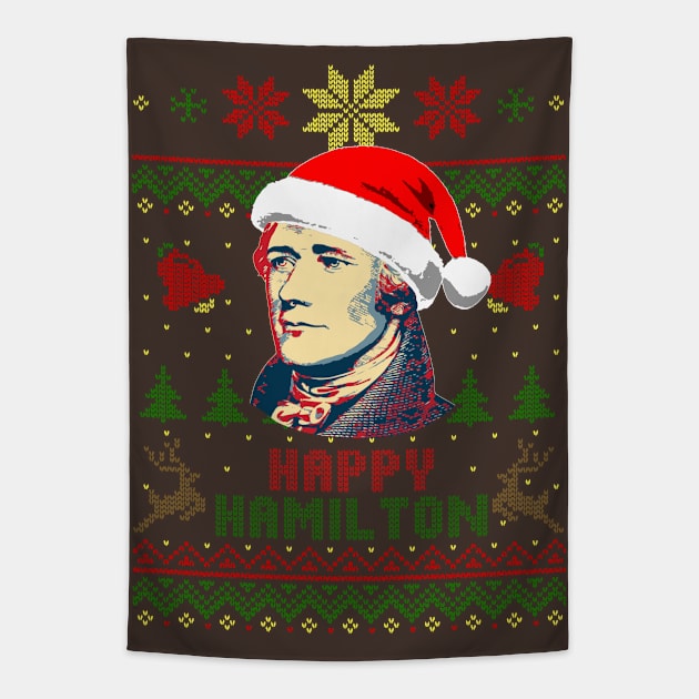 Alexander Hamilton Happy Hamilton Tapestry by Nerd_art