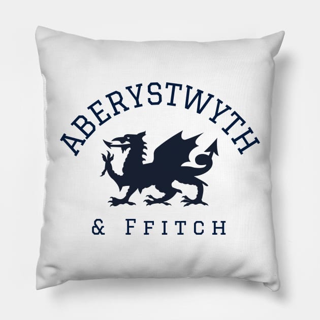 Aberystwyth & ffitch Pillow by Teessential