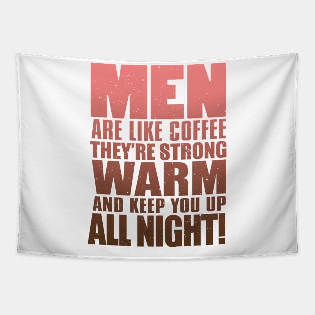 Men Description Tapestry by Hudkins