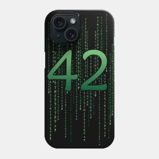 The ultimate answer to the Matrix Phone Case