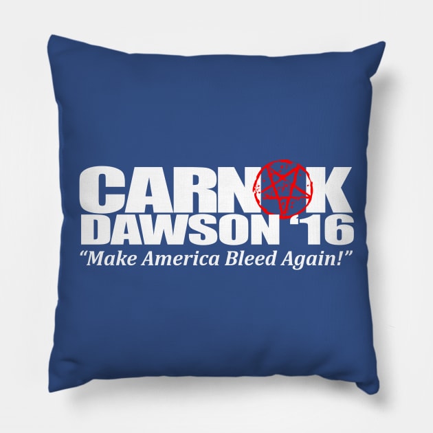 Mean Boys: Carnok 2016 Pillow by Mean Boys Podcast