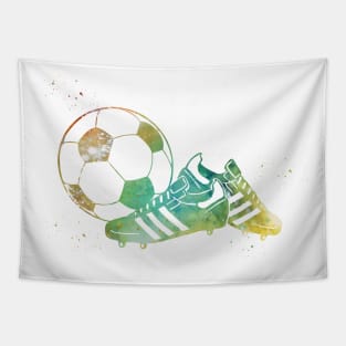 Soccer Art Tapestry