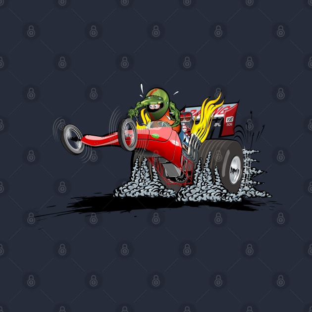 Cartoon dragster by Mechanik