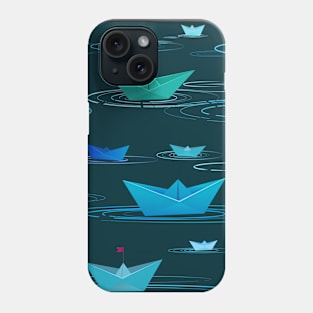 Paper boats Phone Case