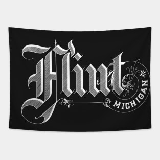 Vintage Flint, MI Tapestry