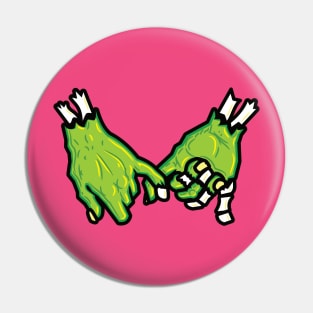 zombie creepy pinky promise Boyfriend Pin