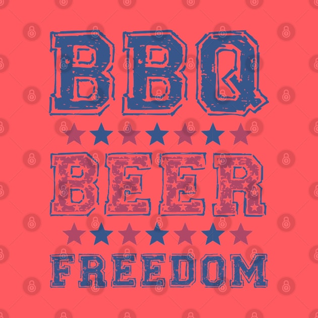 BBQ Beer and Freedom by OldTony