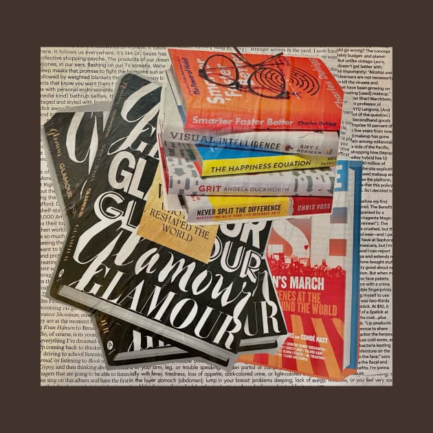 Book Lover Collage by courtneylgraben