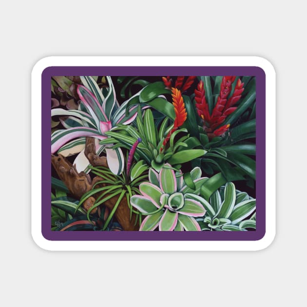 The Bromeliad Trap Magnet by artbyelly