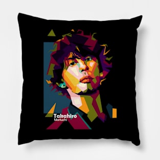 Taka One Rock In Wpap Art Pillow