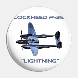 Lockheed P-38 Lightning - without Background Pin