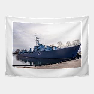 Brightened HMCS Haida Tapestry