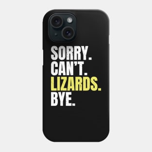 I just really like Lizards ok Reptile Keeper Phone Case