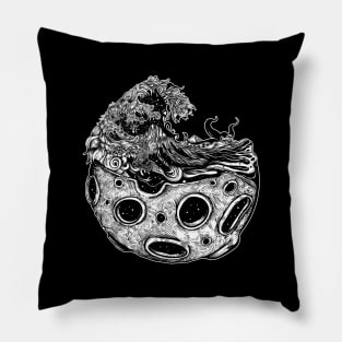 Moon wave Pillow