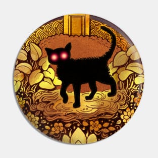 Black Cat Curse Pin