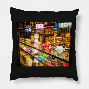 London Tea Time London Tea Shop United Kingdom UK England Pillow