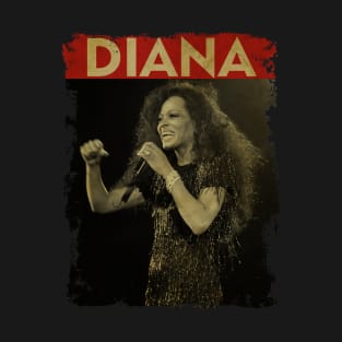 TEXTURE ART-Diana Ross - RETROSTYLE T-Shirt