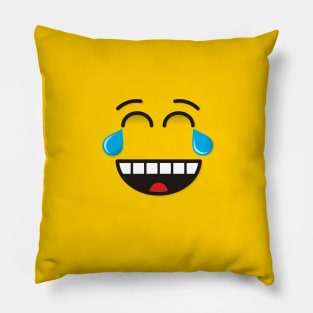 Face With Tears of Joy Pillow