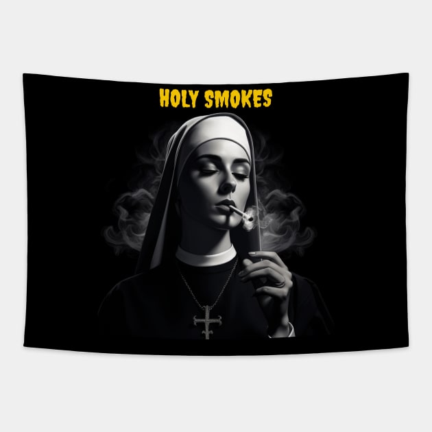 Holy smokes Tapestry by Popstarbowser