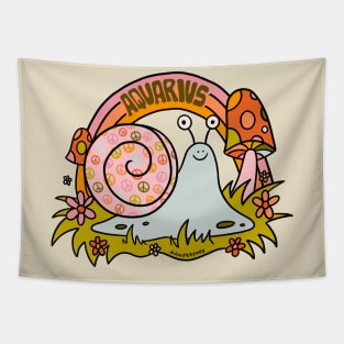 Aquarius Snail Tapestry