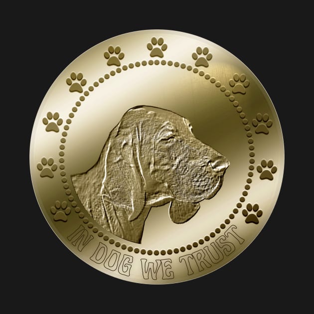 Bloodhound Coin Digital Art Crypto Cryptocurrency by JollyMarten