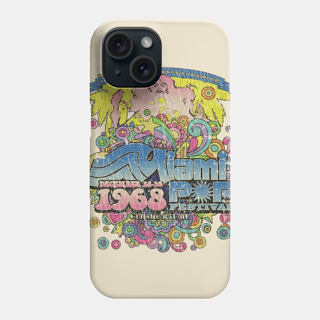 Miami Pop Festival 1968 Phone Case by JCD666