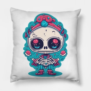 Skeleton Xmas Pillow