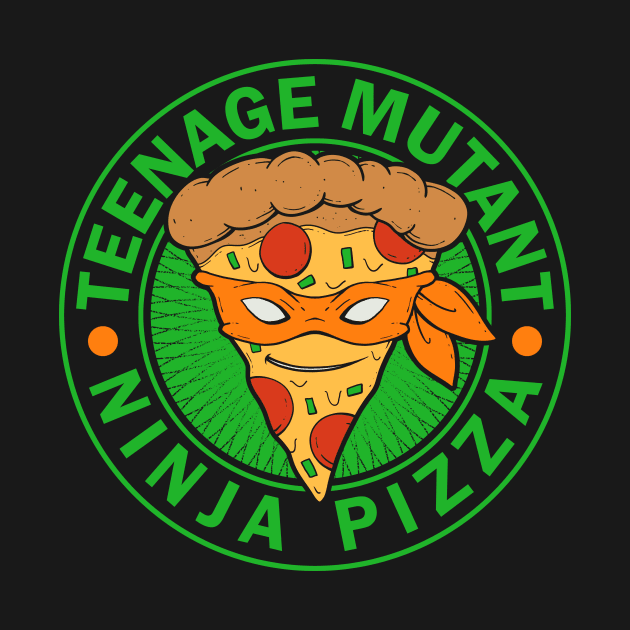 Michaelangelo Pizza by GODZILLARGE