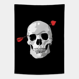 Valentine's Day skull Tapestry