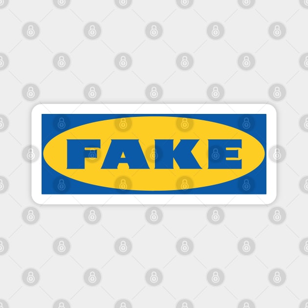 FAKE Parody IKEA Magnet by Merchsides