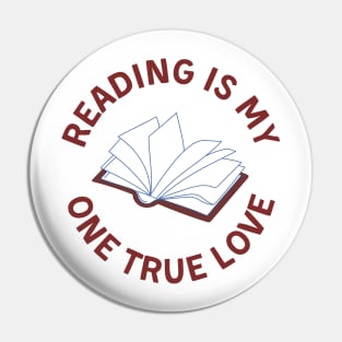 My one true love: Reading Pin