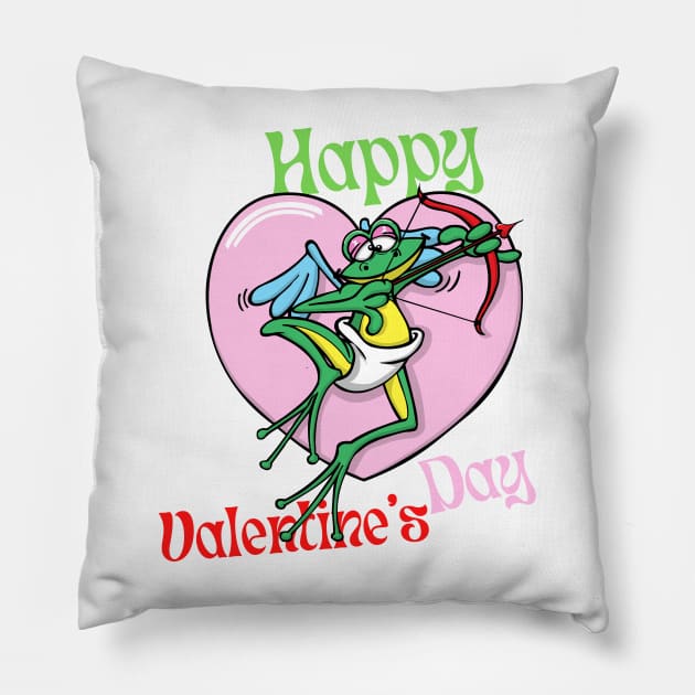 Donald Trump valentines day funny cupid goofy popular trends Pillow by Solomonkariuki 