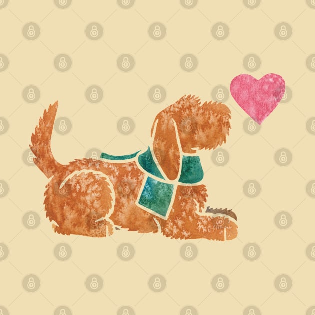 Basset Fauve de Bretagne by animalartbyjess