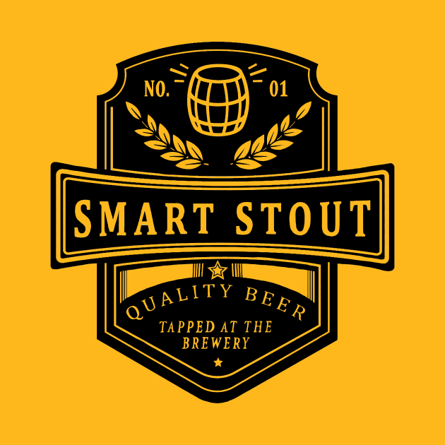 Deep Rock Galactic Smart Stout Ale Logo by CatsandBats